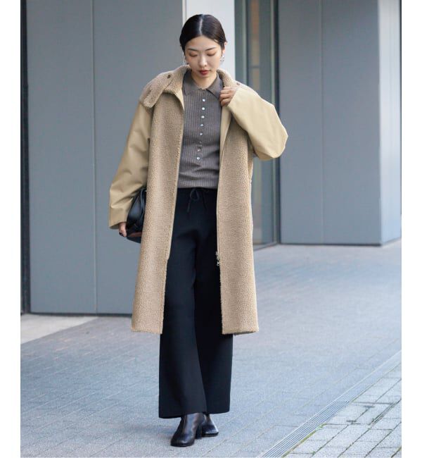 IENA「VACHEMENT/ヴァシュモン 別注 リバーシブルボアコート」|その他|