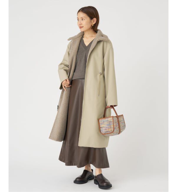 IENA「VACHEMENT/ヴァシュモン 別注 リバーシブルボアコート」|その他|