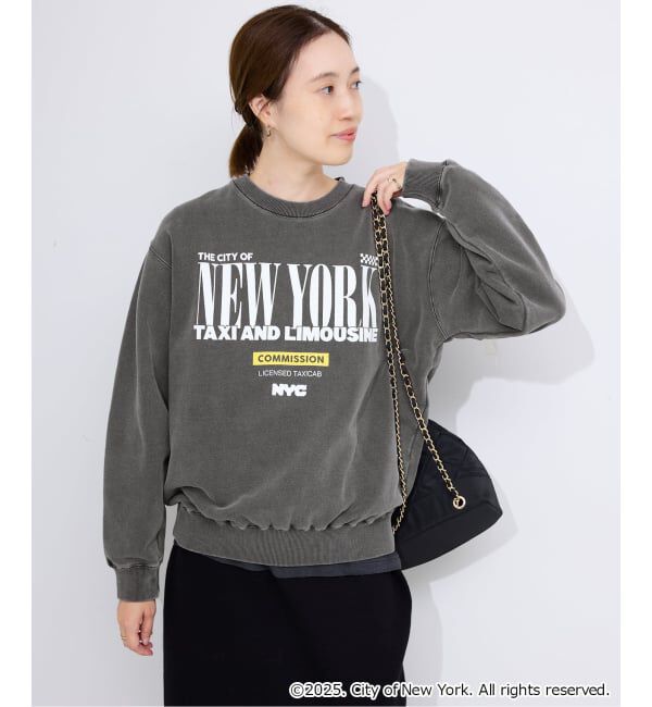SLOBE IENA「GOOD ROCK SPEED/グッドロックスピード NEW YORK CITYスウェット 25NYC209W」|スウェット・ジャージ|