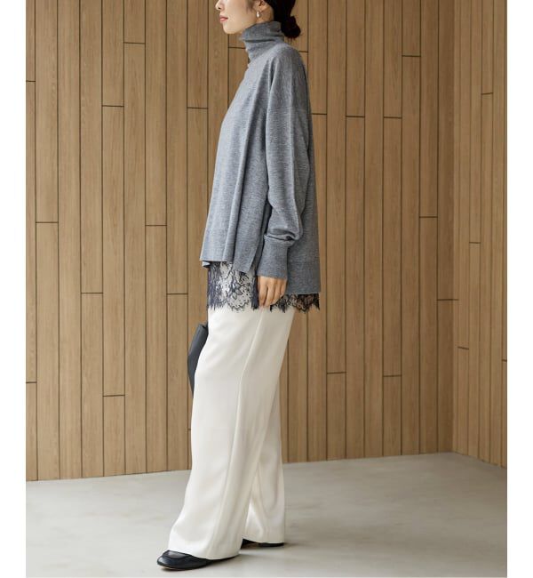 IENA「《追加》ダブルサテンイージーパンツ」|その他|