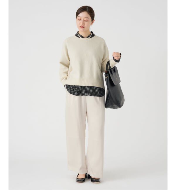 IENA「《追加》ダブルサテンイージーパンツ」|その他|