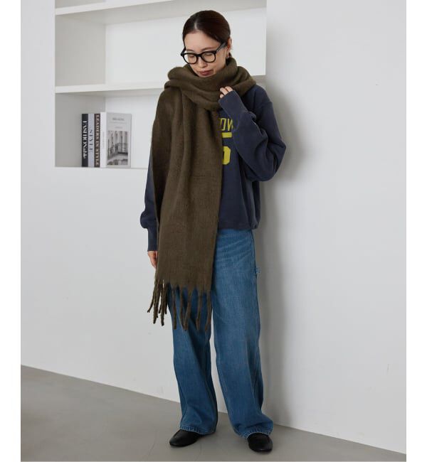 SLOBE IENA「《追加》SLOBE IENA エアリーカラーストール」|ストール|