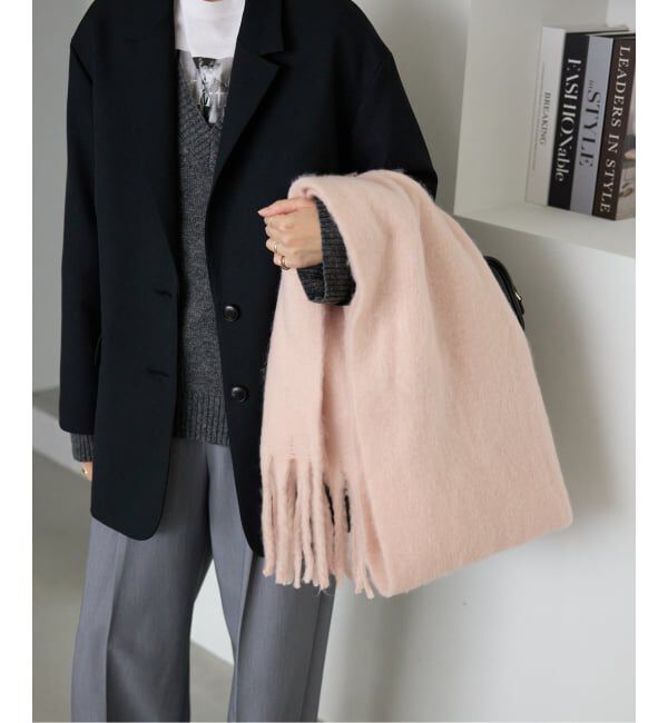 SLOBE IENA「《追加》SLOBE IENA エアリーカラーストール」|ストール|