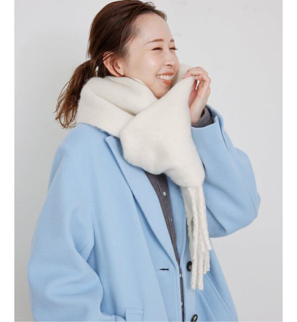 SLOBE IENA「《追加》SLOBE IENA エアリーカラーストール」|ストール|