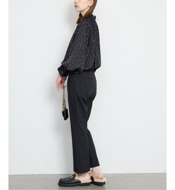 SLOBE IENA「【Jeu de Coeurs & Pois】ドットギャザーブラウス」|シャツ・ブラウス|