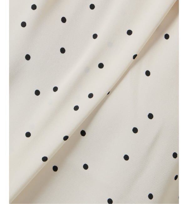 SLOBE IENA「【Jeu de Coeurs & Pois】ドットギャザーブラウス」|シャツ・ブラウス|