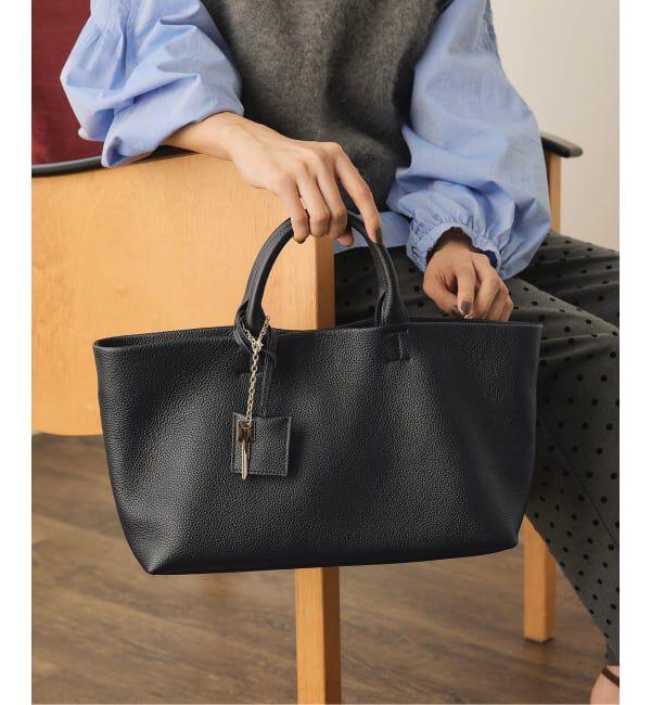 SLOBE IENA「《追加3》SLOBE レザートートバッグ」|トートバッグ|