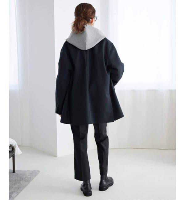 SLOBE IENA「《WEB限定/追加2》ボリュームジップアップフーディー」|パーカー|