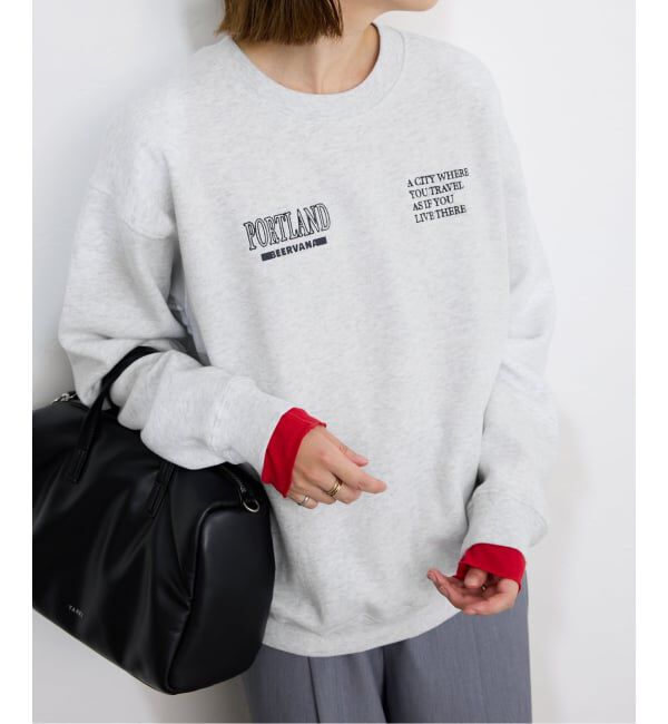 SLOBE IENA「SCREEN STARS/スクリーンスターズ SLOBE別注 ロゴスウェット」|スウェット・ジャージ|