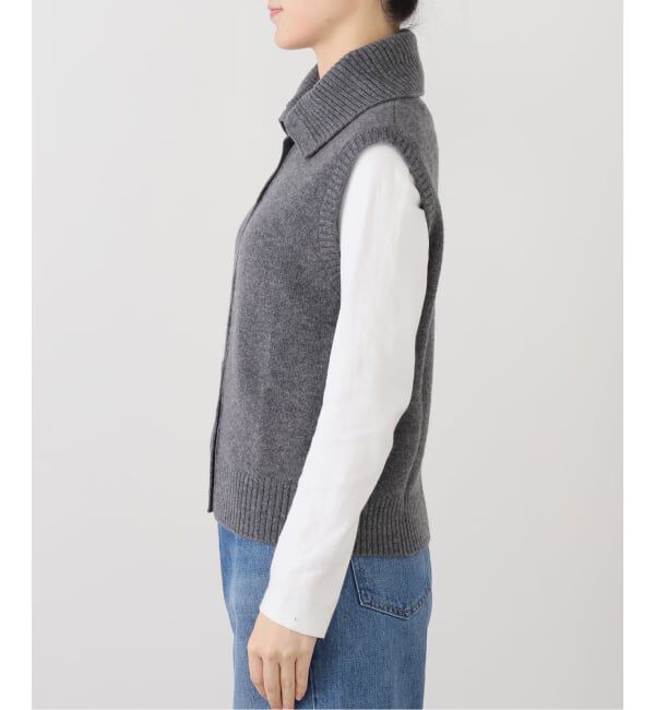 SLOBE IENA「PURE CASHMERE SLOBE別注 タートルネックベスト WHNCDN」|ベスト・ジレ|