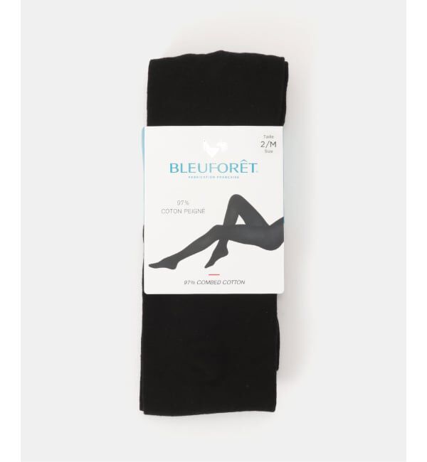 IENA「BLEU FORET/ブルーフォレ COTTON TIGHTS タイツ 3213」|タイツ・ストッキング|ブラック