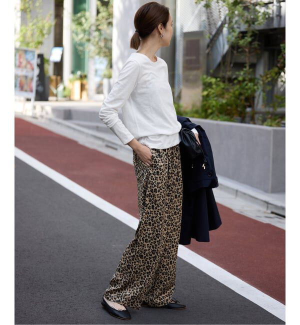 SLOBE IENA「《予約》シアー天竺クルーネックロンTEE」|Tシャツ・カットソー|