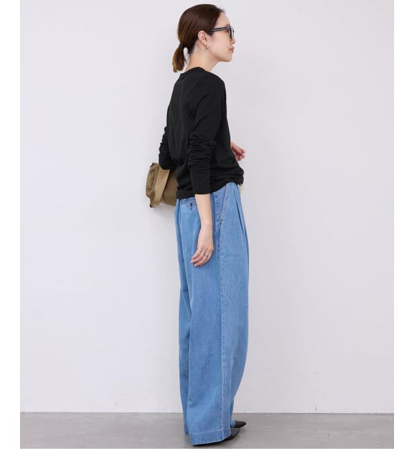 SLOBE IENA「《予約》シアー天竺クルーネックロンTEE」|Tシャツ・カットソー|