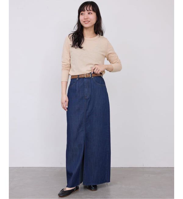 SLOBE IENA「《予約》シアー天竺クルーネックロンTEE」|Tシャツ・カットソー|