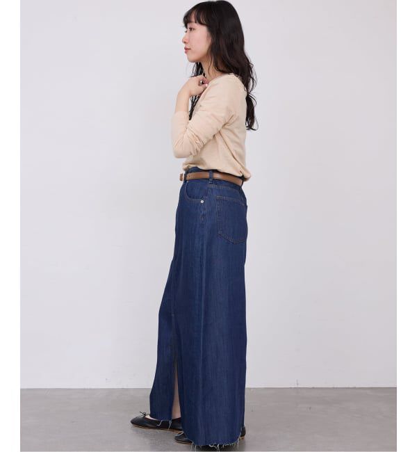 SLOBE IENA「《予約》シアー天竺クルーネックロンTEE」|Tシャツ・カットソー|