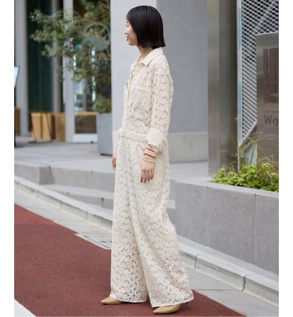 SLOBE IENA「《予約》シアー天竺クルーネックロンTEE」|Tシャツ・カットソー|