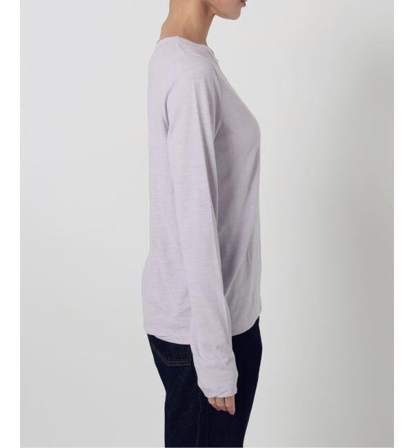 SLOBE IENA「《予約》シアー天竺クルーネックロンTEE」|Tシャツ・カットソー|