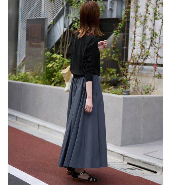 SLOBE IENA「《予約》シアー天竺クルーネックロンTEE」|Tシャツ・カットソー|