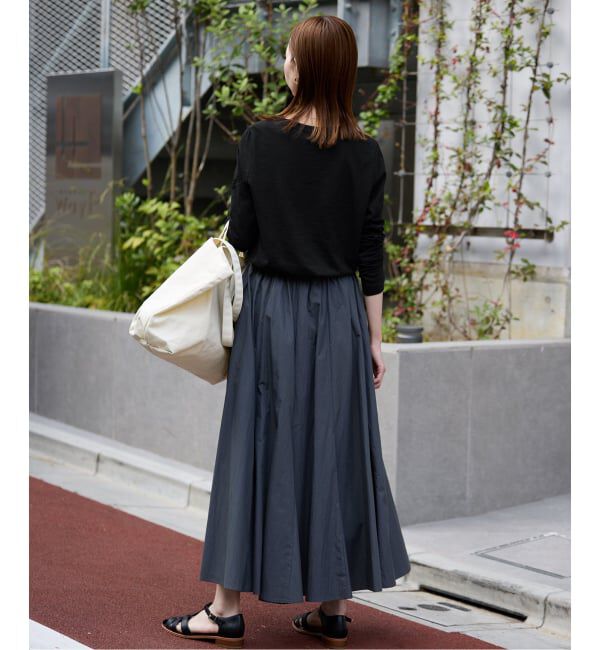 SLOBE IENA「《予約》シアー天竺クルーネックロンTEE」|Tシャツ・カットソー|