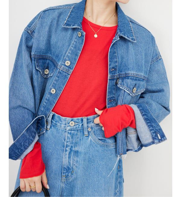 SLOBE IENA「《追加8》miller SLOBE別注 SHEER RIB クルーネック」|Tシャツ・カットソー|