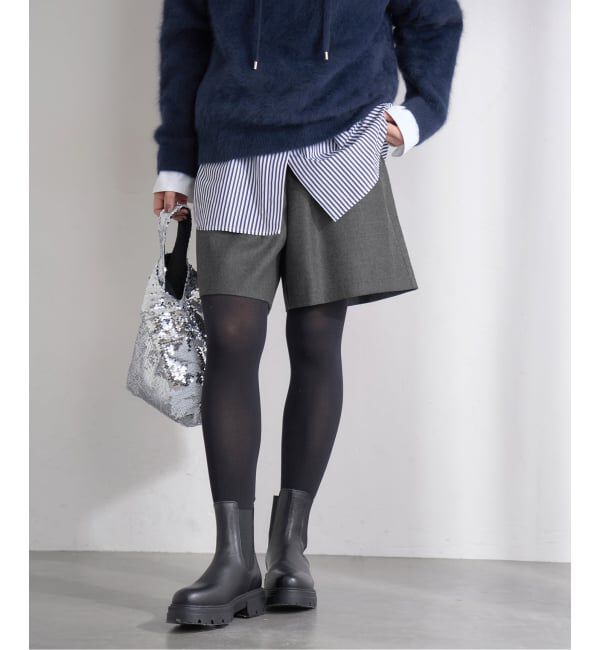 IENA「ウォッシャブルサキソニーウールショートパンツ」|その他|