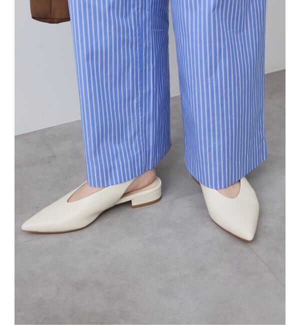 SLOBE IENA「《予約》SLOBE レザーフラットシューズ」|その他|