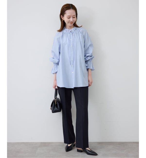 SLOBE IENA「《予約》SLOBE レザーフラットシューズ」|その他|