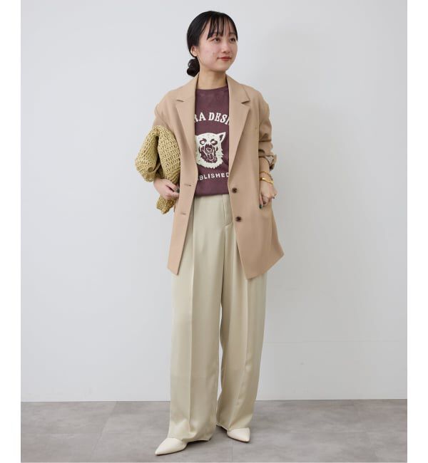 SLOBE IENA「《予約》SLOBE レザーフラットシューズ」|その他|