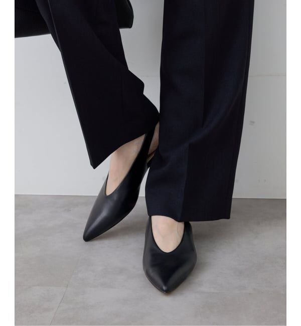 SLOBE IENA「《予約》SLOBE レザーフラットシューズ」|その他|