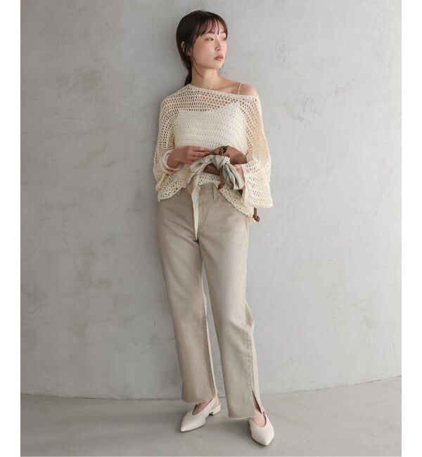 SLOBE IENA「《予約》SLOBE レザーフラットシューズ」|その他|