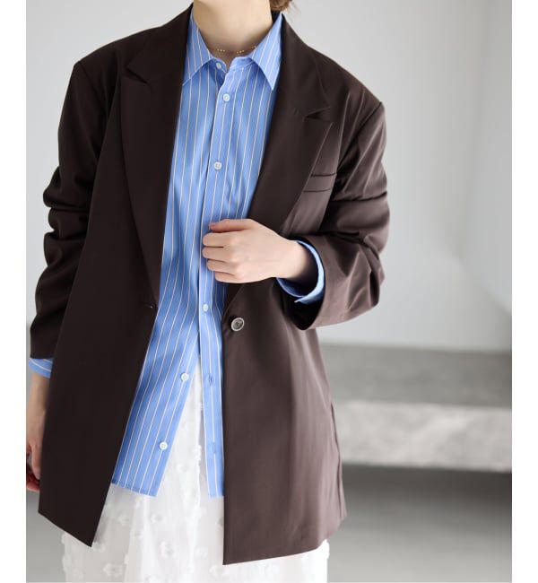 IENA「《予約》エアリーライトジャケット」|テーラードジャケット|