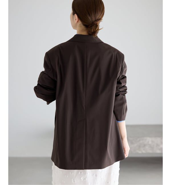 IENA「《予約》エアリーライトジャケット」|テーラードジャケット|