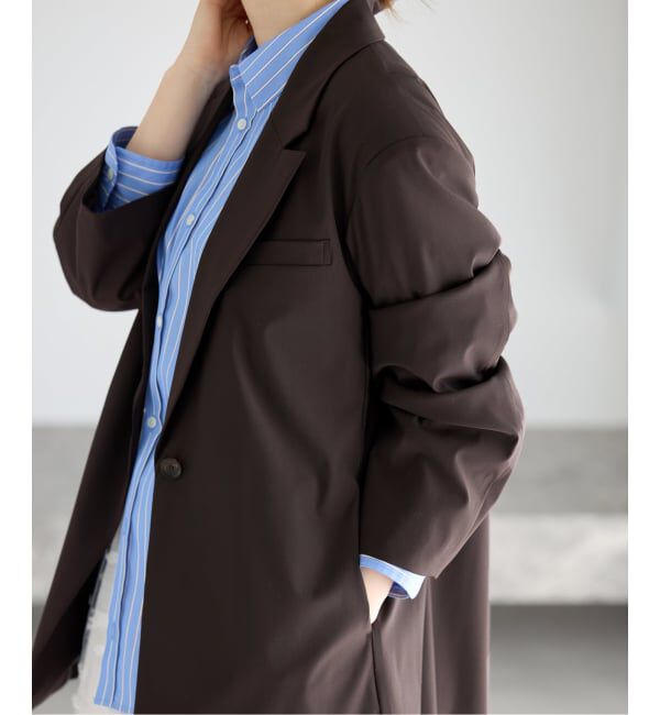 IENA「《予約》エアリーライトジャケット」|テーラードジャケット|