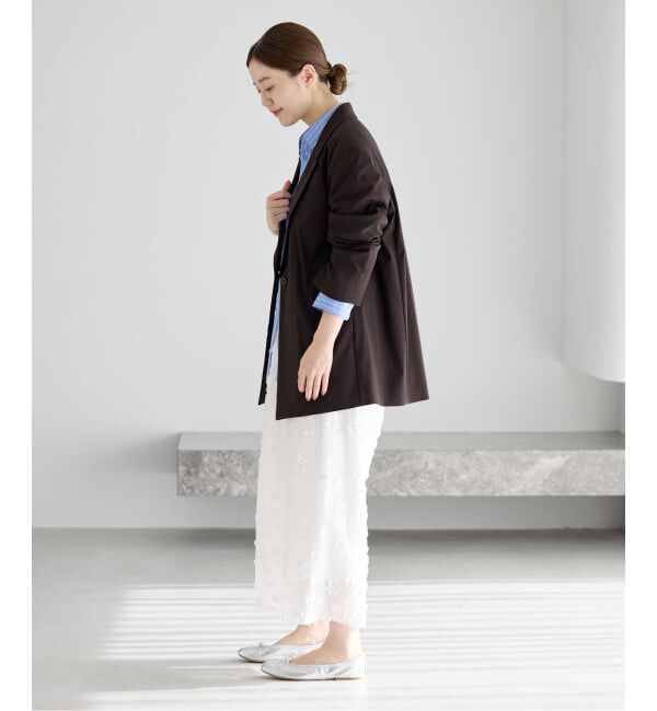 IENA「《予約》エアリーライトジャケット」|テーラードジャケット|