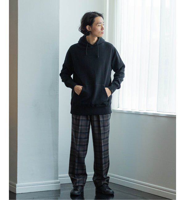 EDIFICE「【LOOPWHEELER for LOWERCASE】ツリアミウールルーズフーディー」|パーカー|