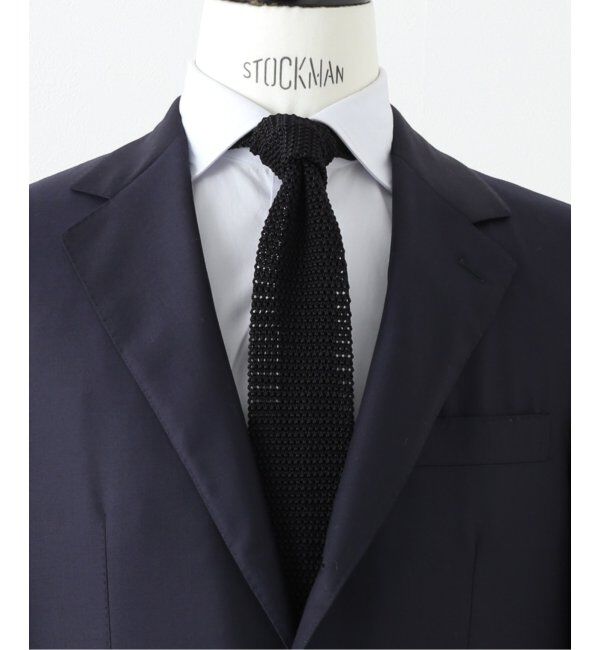 EDIFICE「PB ニットタイ プレーン」|ネクタイ・蝶ネクタイ|ブラック