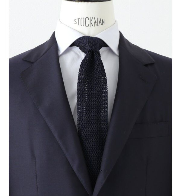 EDIFICE「PB ニットタイ プレーン」|ネクタイ・蝶ネクタイ|ネイビー