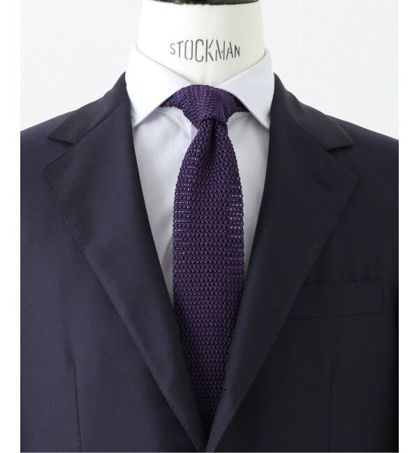 EDIFICE「PB ニットタイ プレーン」|ネクタイ・蝶ネクタイ|パープル