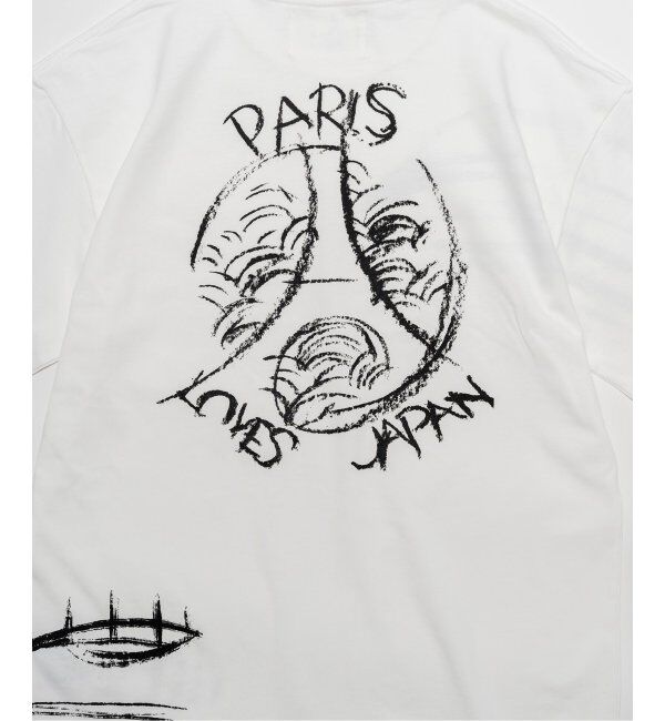 Paris Saint-Germain「【隈 研吾 &times; Paris Saint-Germain】グラフィックプリント Tシャツ」|Tシャツ・カットソー|