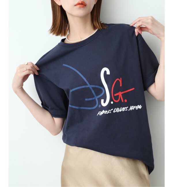 Paris Saint-Germain「【Futura &times; Paris Saint-Germain】グラフィックプリント Tシャツ」|Tシャツ・カットソー|ネイビー