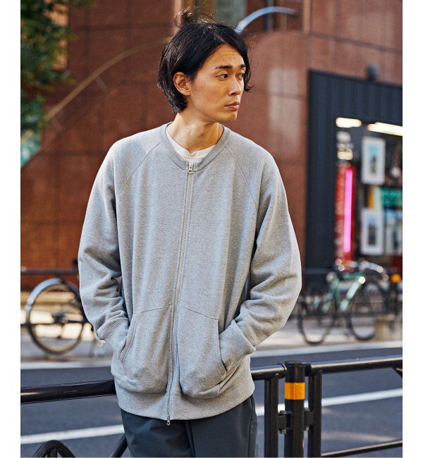EDIFICE「【LOOPWHEELER for LOWERCASE】ライトツリウラケ ZIPカーディガン」|カーディガン|
