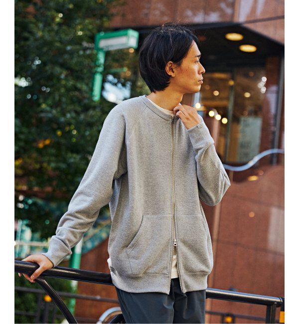 EDIFICE「【LOOPWHEELER for LOWERCASE】ライトツリウラケ ZIPカーディガン」|カーディガン|