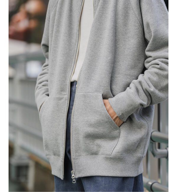 EDIFICE「【LOOPWHEELER for LOWERCASE】ライトツリウラケ ZIPカーディガン」|カーディガン|