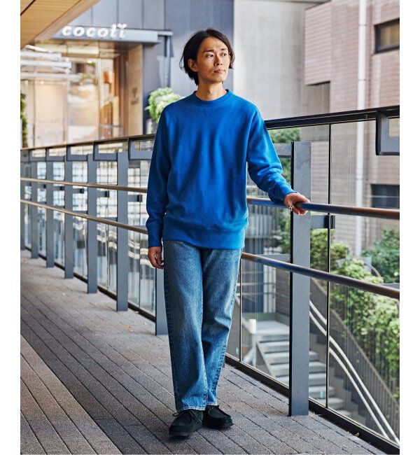 EDIFICE「【LOOPWHEELER for LOWERCASE】ライトツリウラケ ルーズフィットスウェット」|スウェット・ジャージ|