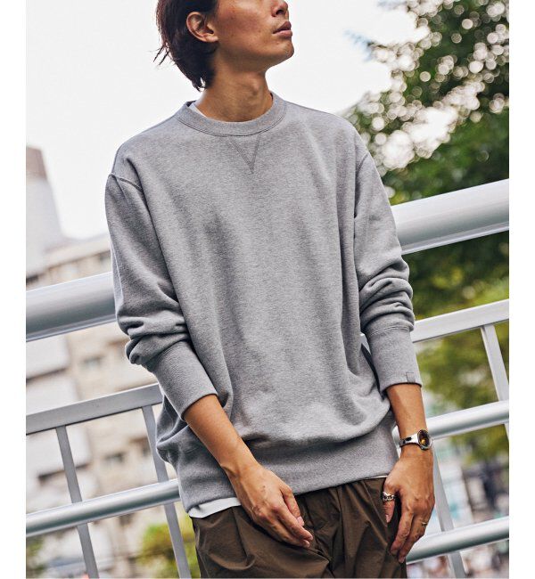 EDIFICE「【LOOPWHEELER for LOWERCASE】ライトツリウラケ ルーズフィットスウェット」|スウェット・ジャージ|