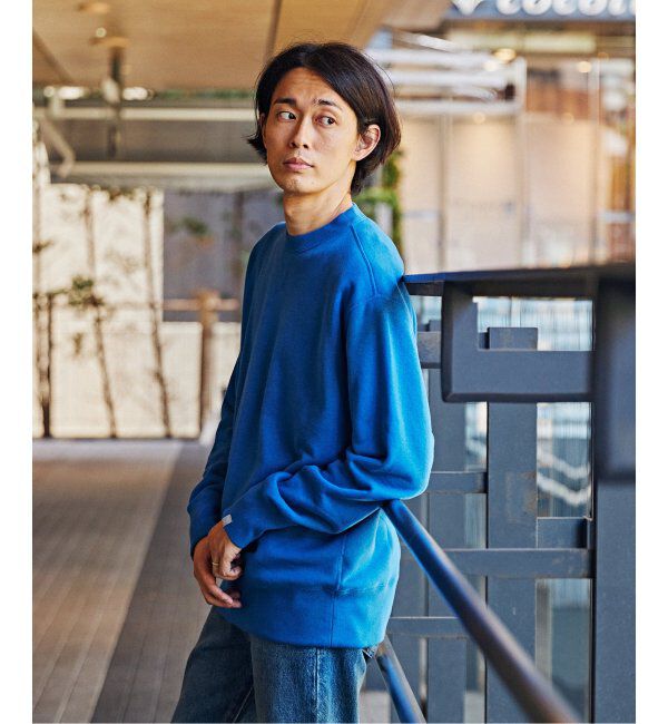 EDIFICE「【LOOPWHEELER for LOWERCASE】ライトツリウラケ ルーズフィットスウェット」|スウェット・ジャージ|