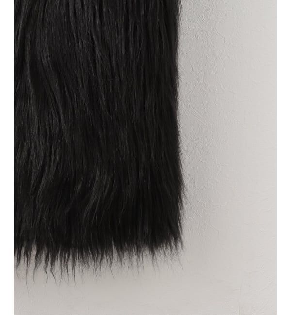 PULP「【Geek Office / ギークオフィス】NACHE / ナチェ MAXI FAUX FUR COAT」|ステンカラーコート|