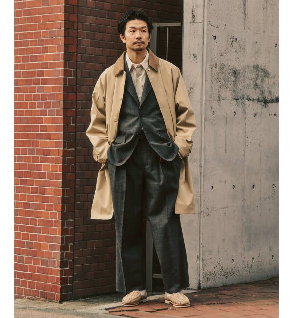 417 EDIFICE「【Windrisp】コート」|ステンカラーコート|