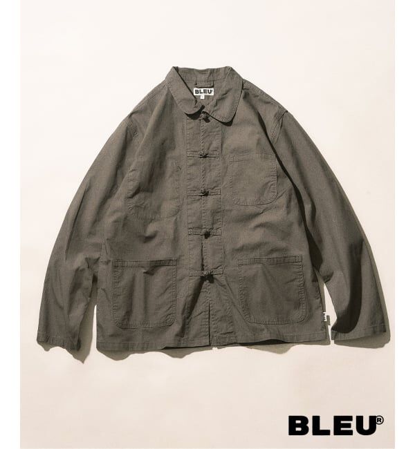 417 EDIFICE「【BLEU DE CHINE STORE】 SHANGHAI JACKET」|シャツ・ブラウス|カーキ