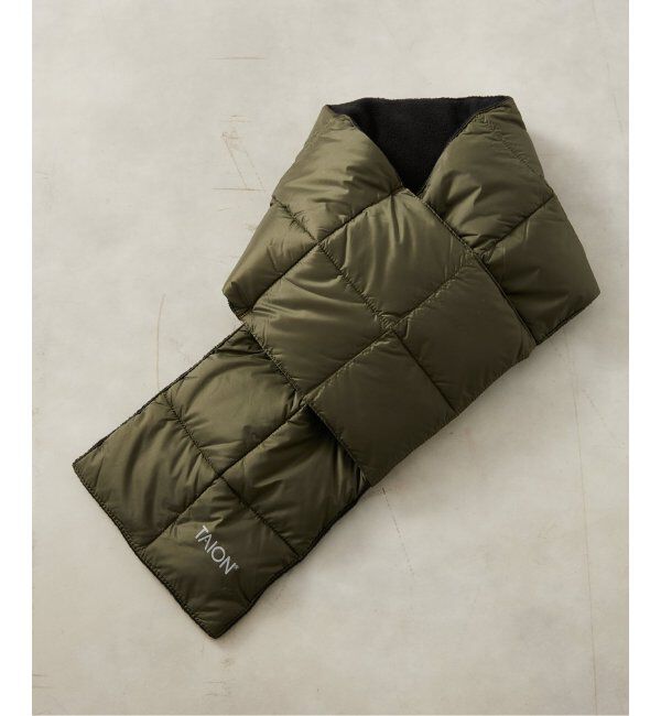 JOURNAL STANDARD relume「【TAION / タイオン】 ベーシック ダウンマフラー」|マフラー|カーキ